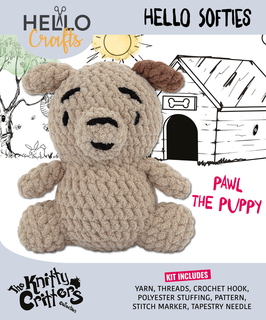 Knitty Critters - Hello Softies - Pawl The Puppy
