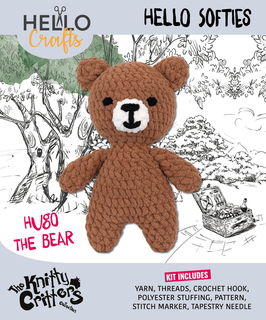 Knitty Critters - Hello Softies - Hugo The Bear