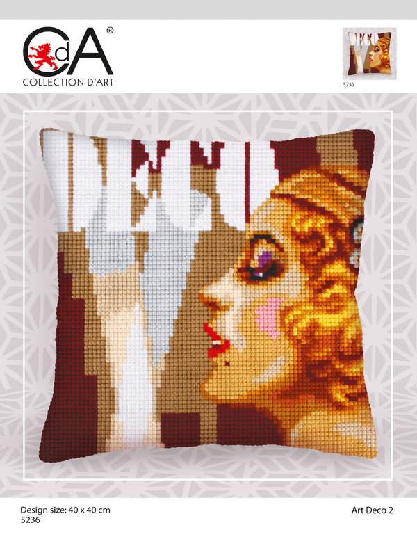Cross Stitch Kit: Cushion: Art Deco 2
