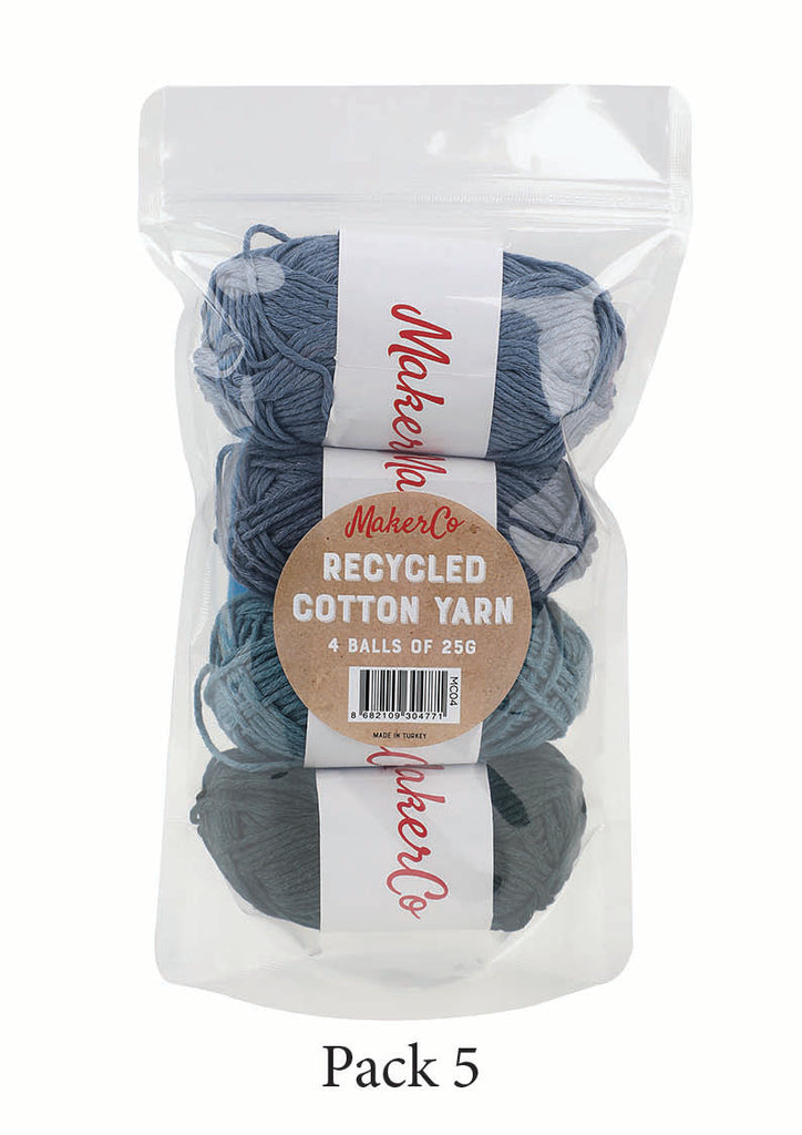 MakerCo - Recycled Cotton Yarn - Greys
