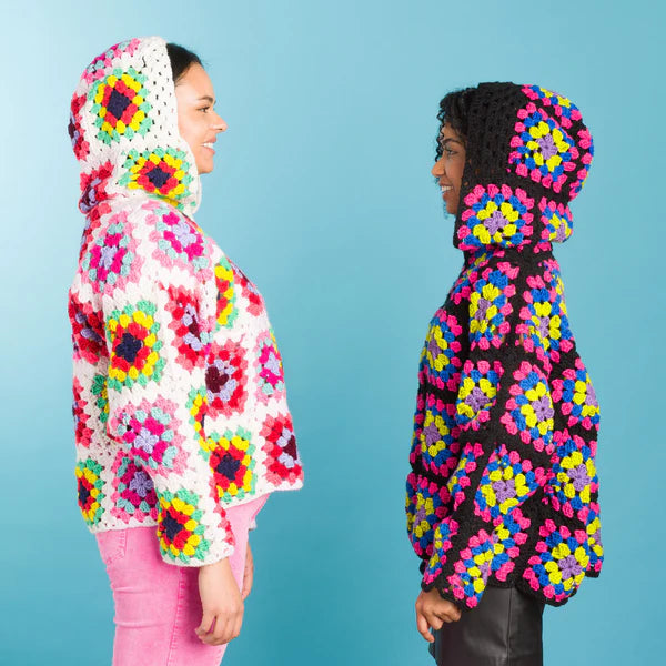 CROCHET PATTERN DOWNLOAD - FREE RED HEART GRANNY CROCHET