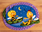 Vervaco Rug Kit Maya Bee Together 70x70cm PN-0150265 - Readicut
