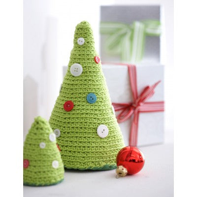 CROCHET PATTERN - Lily Sugar 'N Cream - Christmas Tree Crochet Pattern