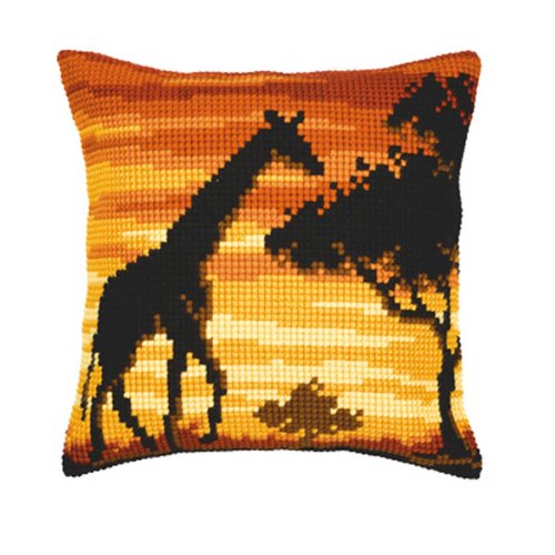 Vervaco Cushion Cross Stitch Kit Giraffe PN-0147957