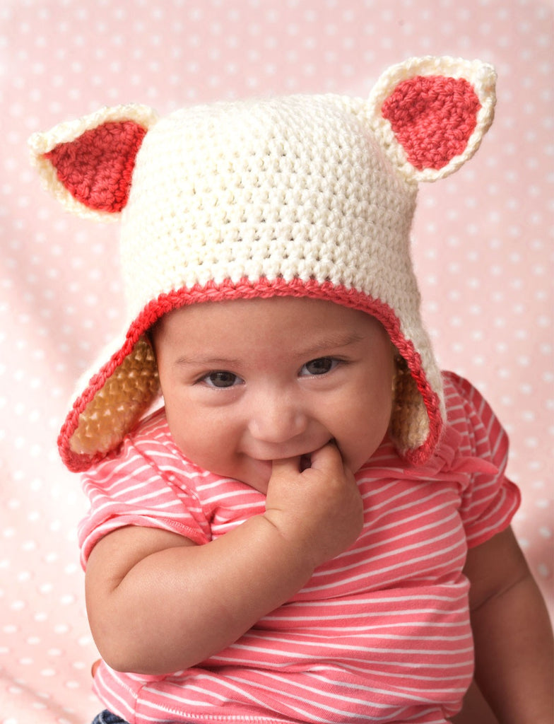 KNITTING PATTERN - Bernat Softee Baby Kitty Hat
