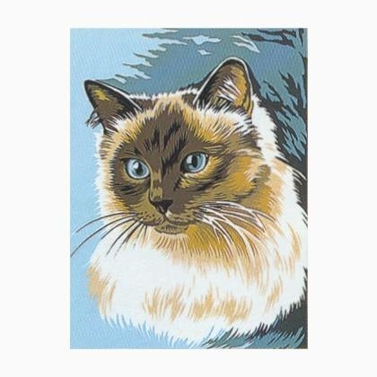 Margot Printed Tapestry Canvas - 30 x 40cm - Siamese