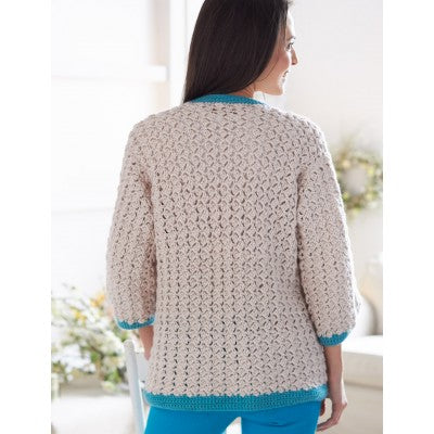 CROCHET PATTERN - Cluster Stitch Cardigan Crochet Pattern
