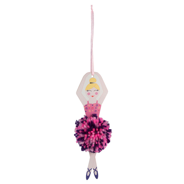 Pom Pom Decoration Kit: Ballerina: Pack of 4