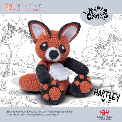 Knitty Critters - Hartley The Fox Crochet Kit