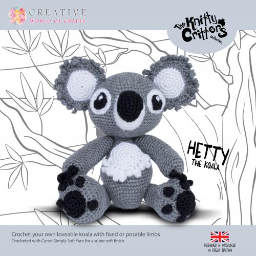Knitty Critters - Hetty The Koala Crochet Kit