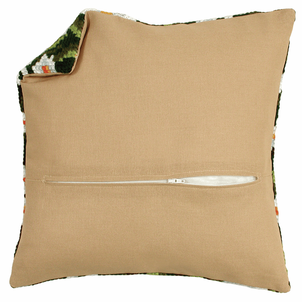 Cushion Back with Zipper: Natural: 45 x 45cm (18 x 18in)