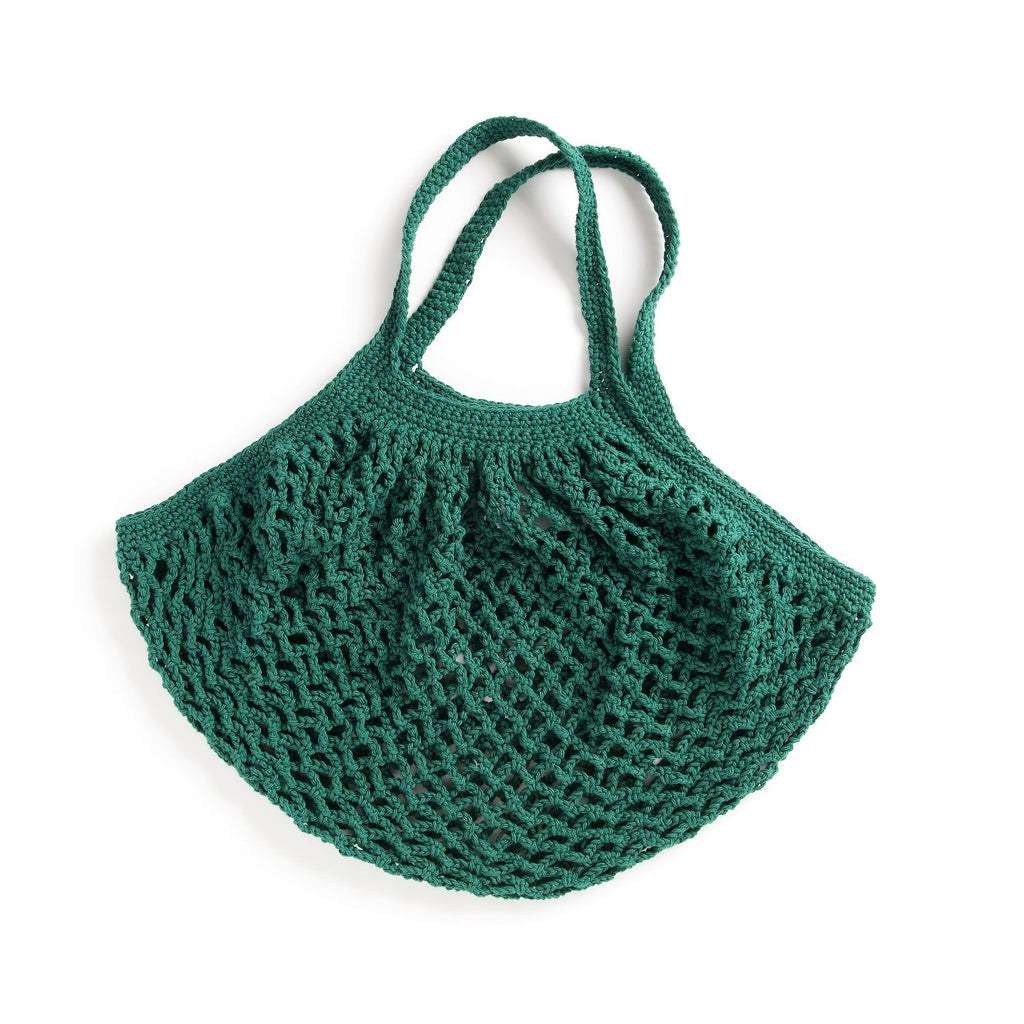CROCHET KIT - Lily Sugar 'n Cream Farming Fresh Crochet Market Tote - Green