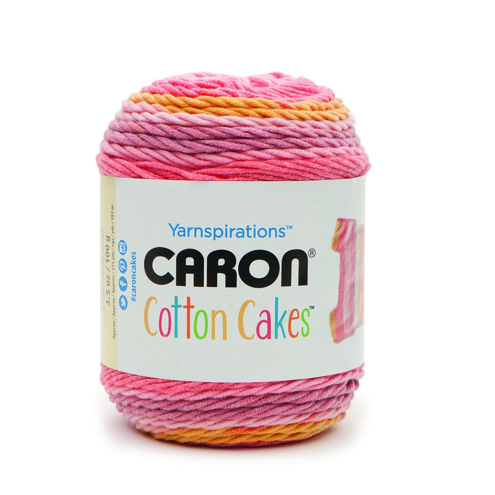 Caron Cotton Cakes Aran 100g Knitting Crochet Yarn Cotton, Acrylic -   Finland