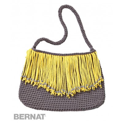 CROCHET PATTERN - Bernat Maker Fashion - Fringe Benefits Bag