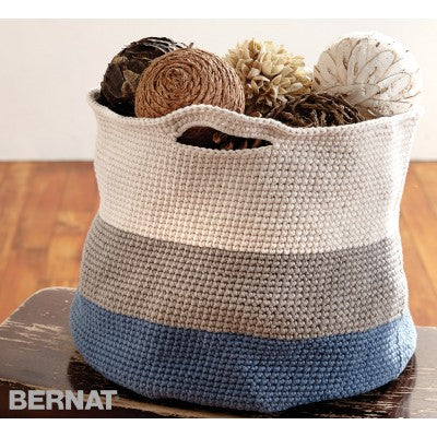 CROCHET PATTERN - Bernat Maker Home Dec - Handy Basket