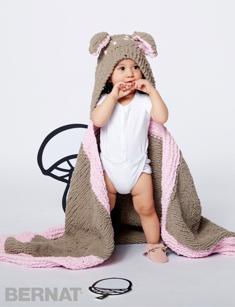 KNITTING PATTERN - Baby Blanket - Oh Deer Blanket