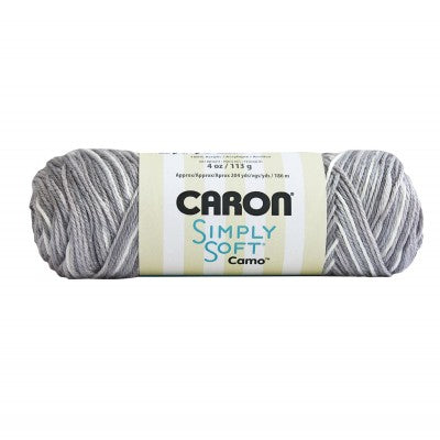 Caron Simply Soft Aran Yarn 141g - Camo