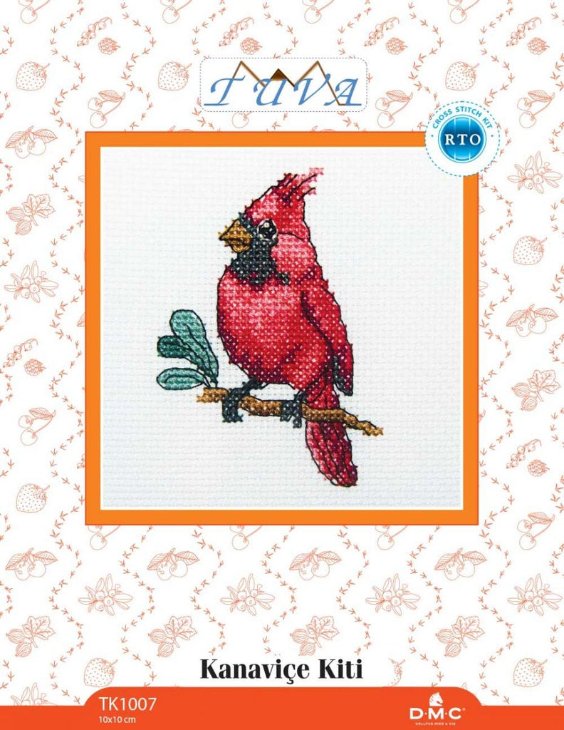 Tuva Cross Stitch Kit - TK1007 - Cardinal