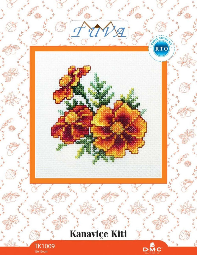 Tuva Cross Stitch Kit - TK1009 - Autumn Blossom