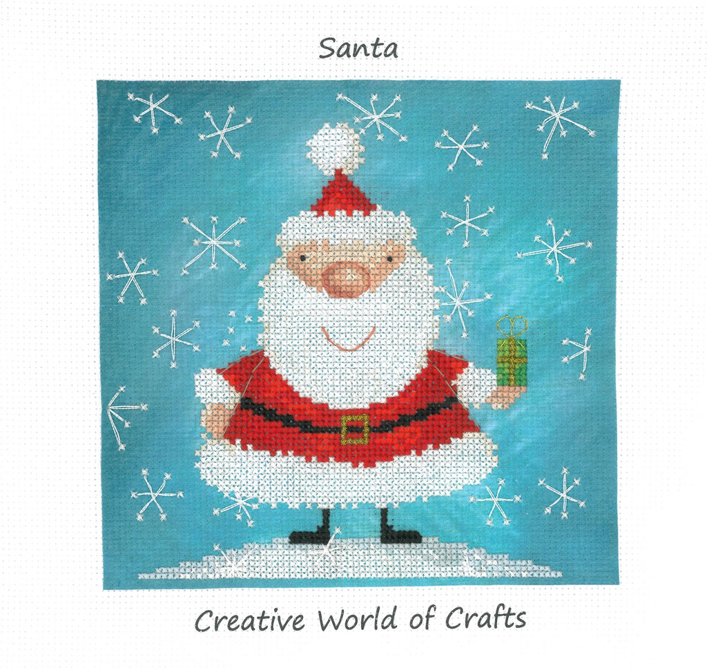 Christmas Cross Stitch Collection - Santa Claus Counted Cross Stitch Kit