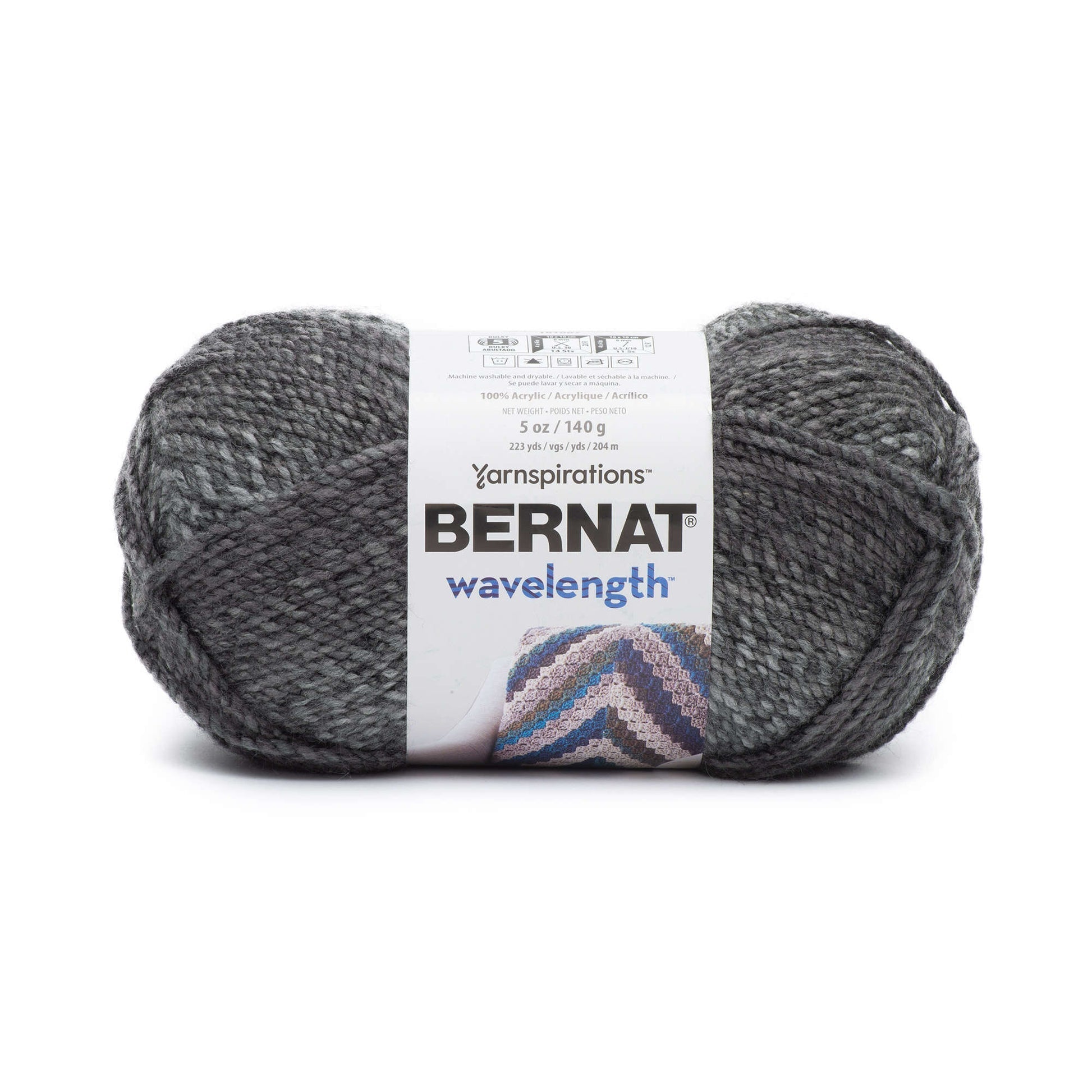 2 Ball Pack Bernat Wavelength Chunky Yarn 140g