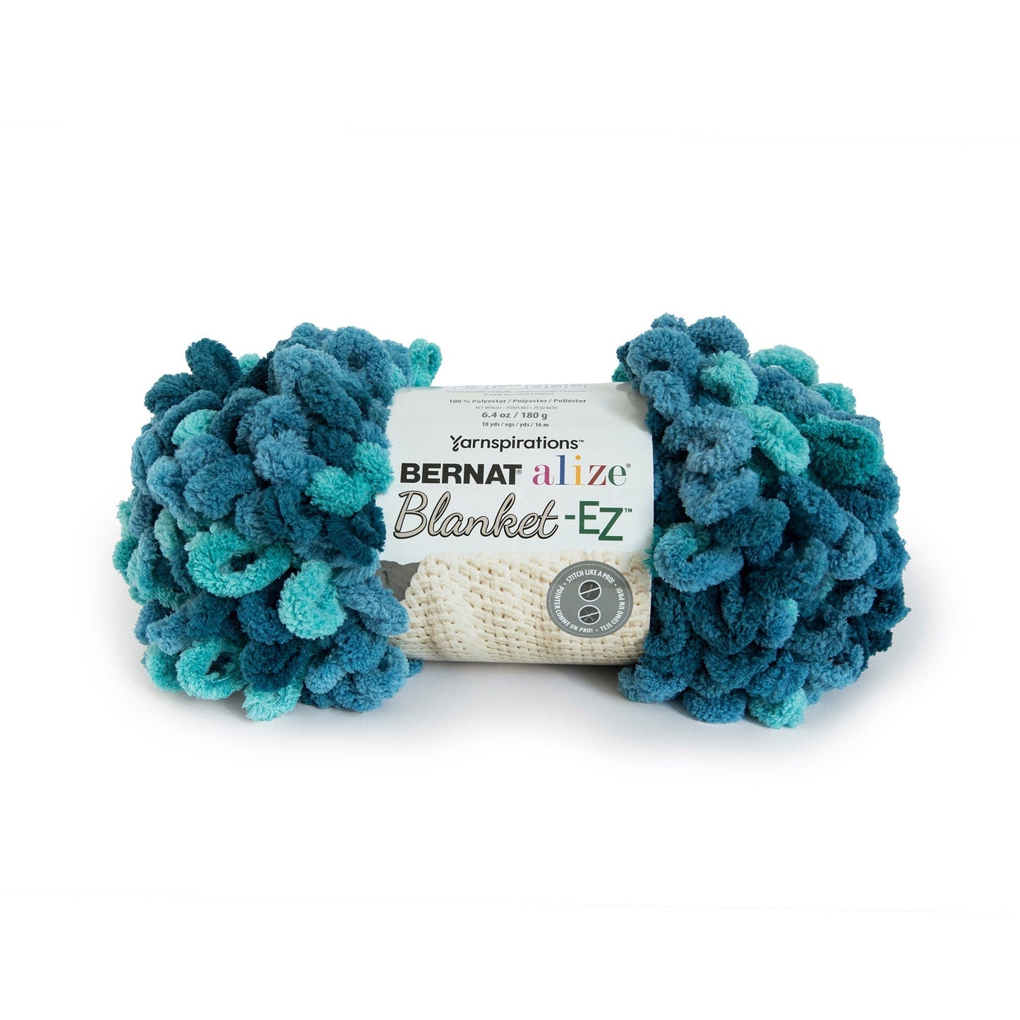 2 Ball Pack Bernat Alize Blanket-EZ Jumbo Hand Knitting Yarn 180g