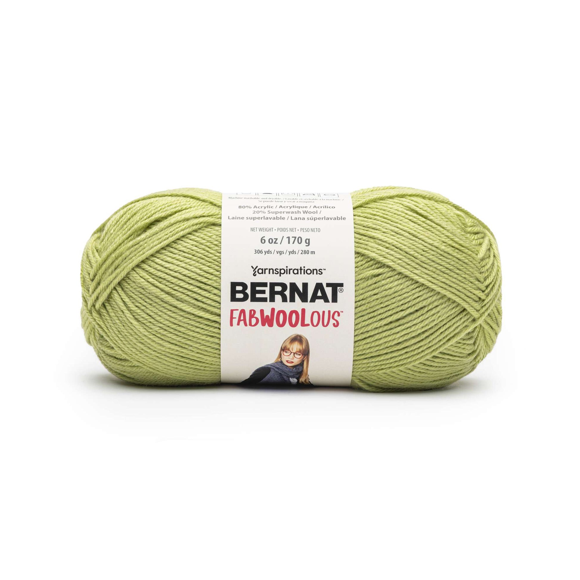 2 Ball Pack Bernat Fabwoolous Aran Yarn 160g