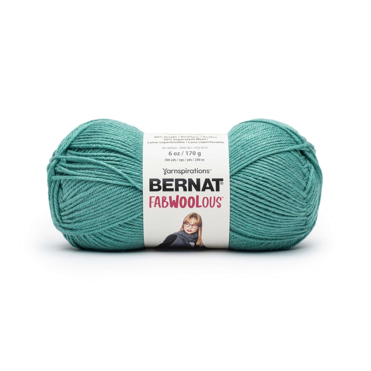2 Ball Pack Bernat Fabwoolous Aran Yarn 160g