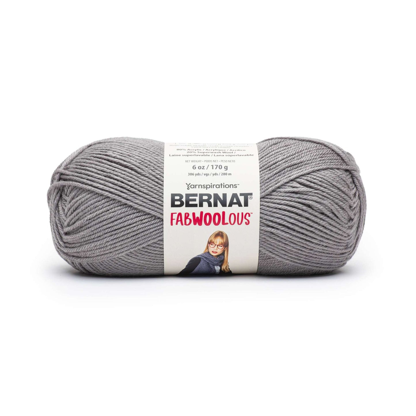 2 Ball Pack Bernat Fabwoolous Aran Yarn 160g
