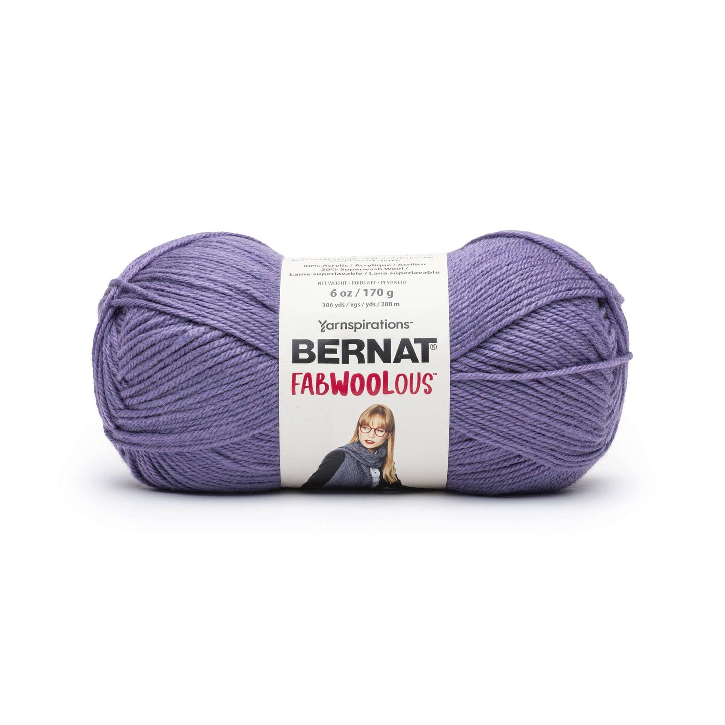 2 Ball Pack Bernat Fabwoolous Aran Yarn 160g