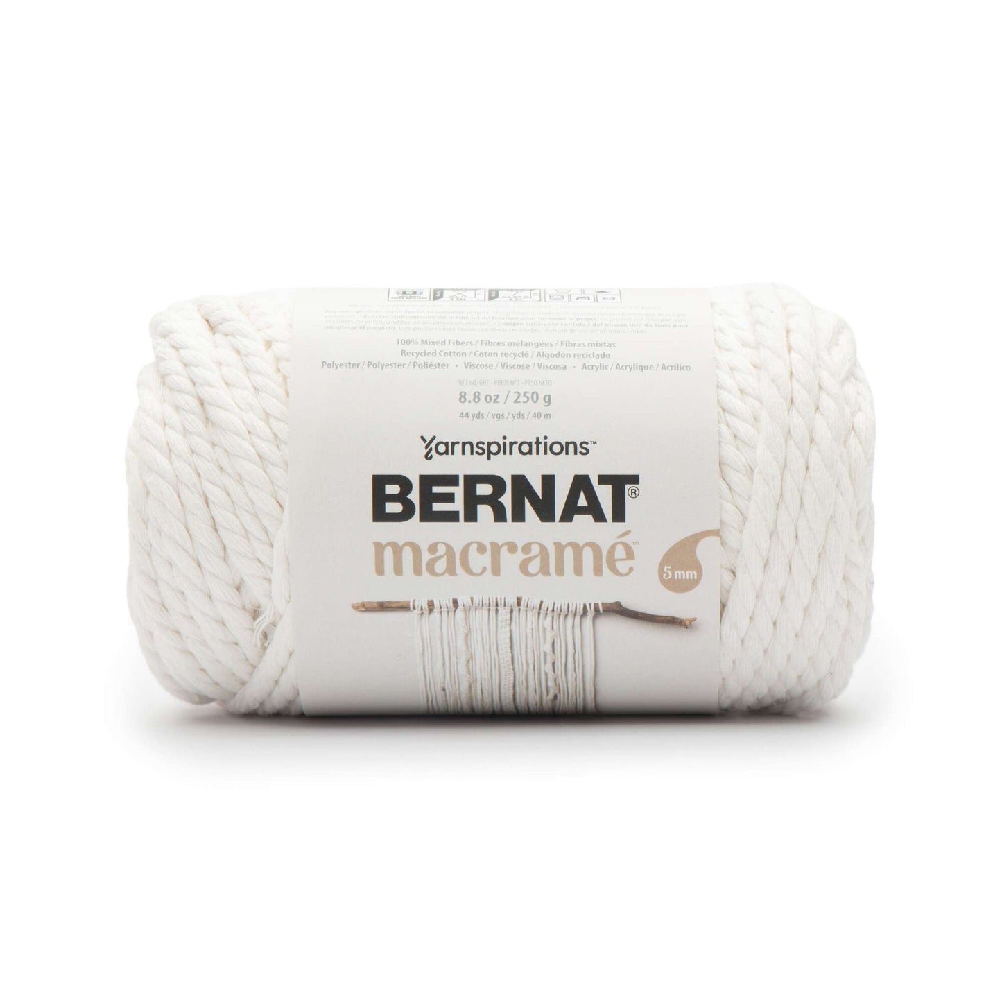 2 Ball Pack Bernat Macrame Super Chunky Yarn 250g