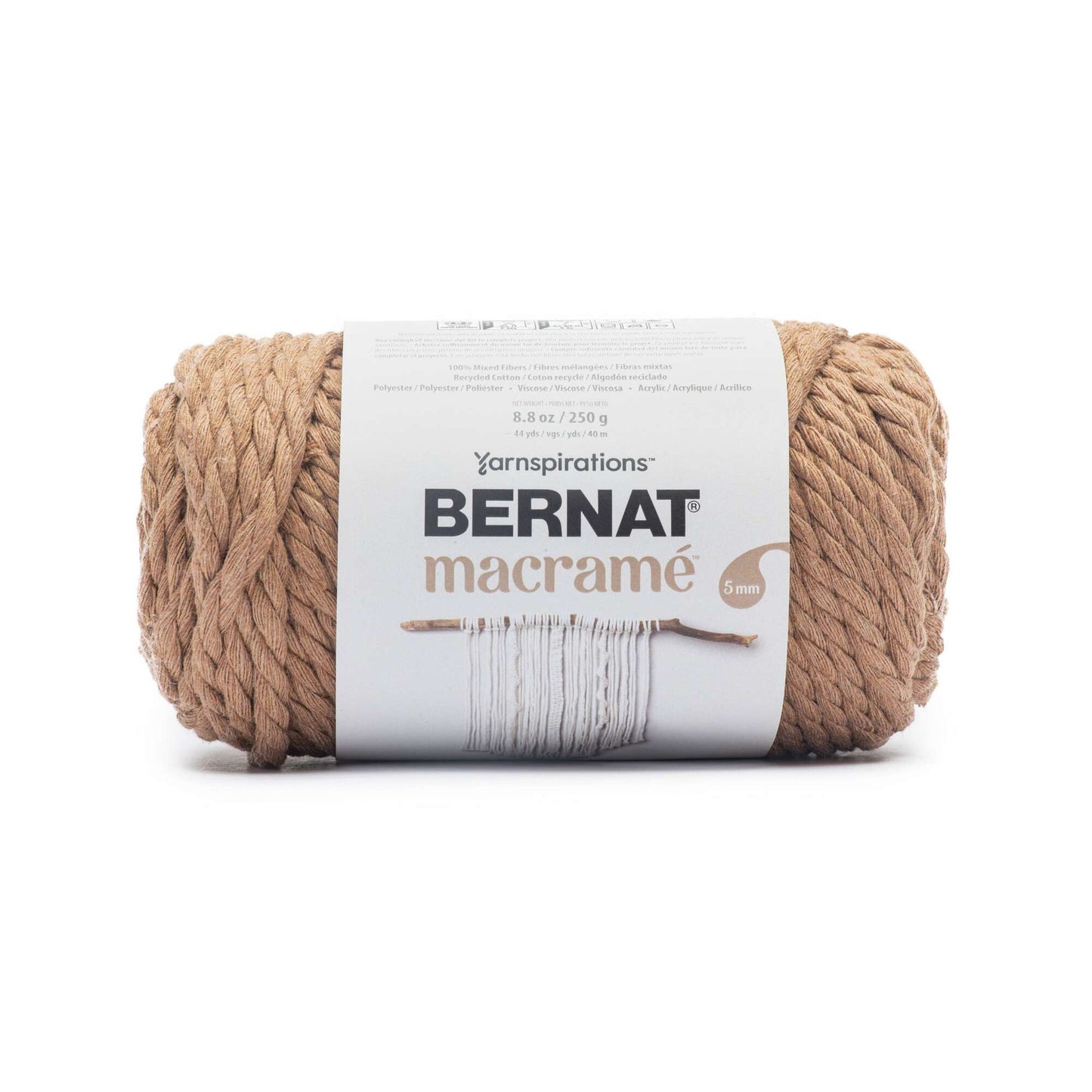 2 Ball Pack Bernat Macrame Super Chunky Yarn 250g
