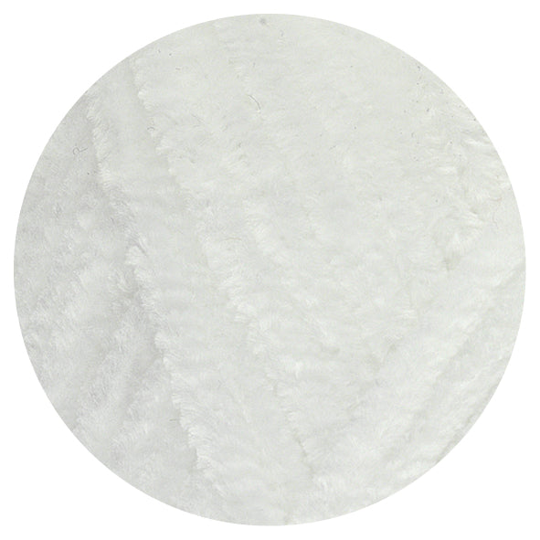 Hello Baby Love Soft Chenille Yarn 25g - 201 White close-up