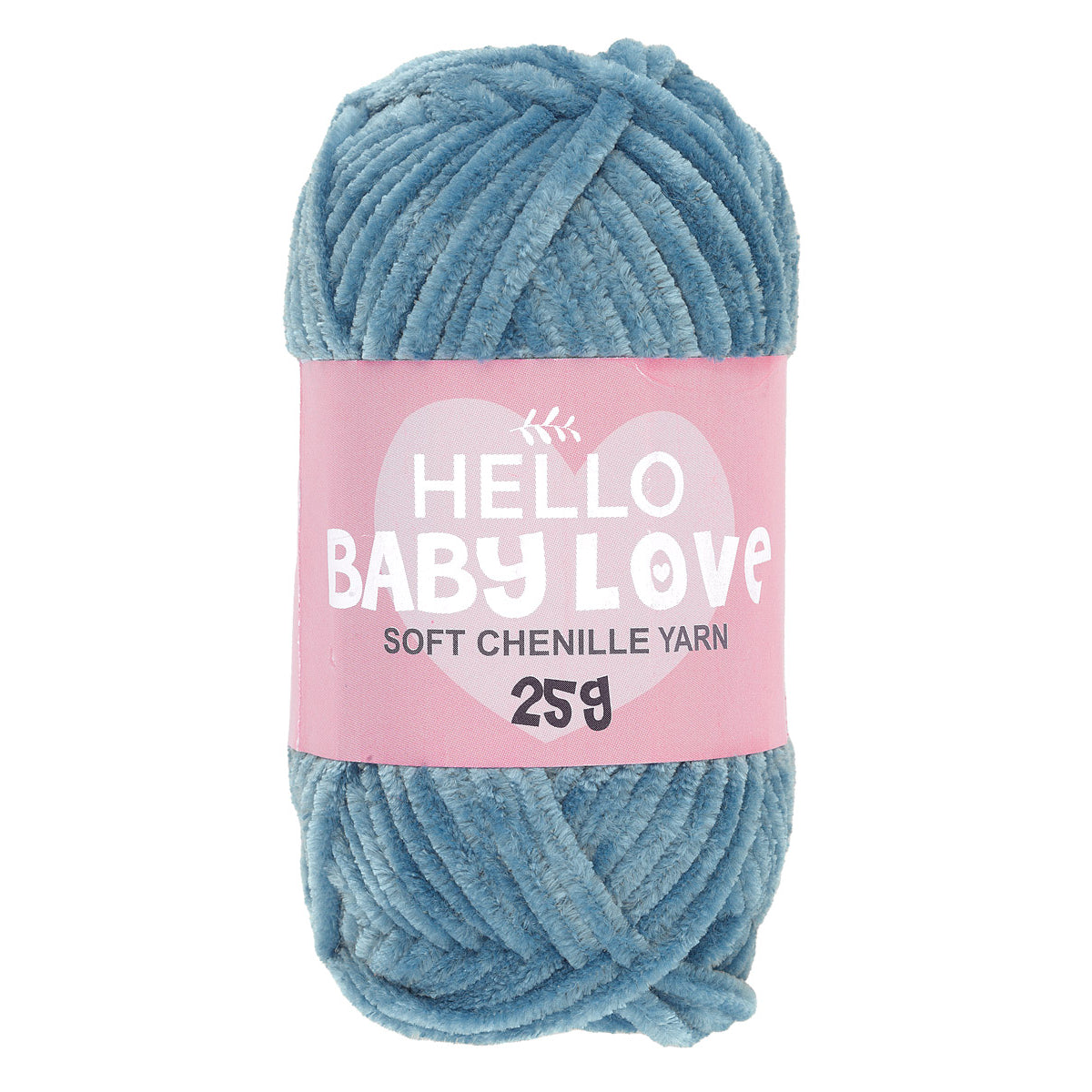 Hello Baby Love Soft Chenille Yarn 25g - 216 Denim