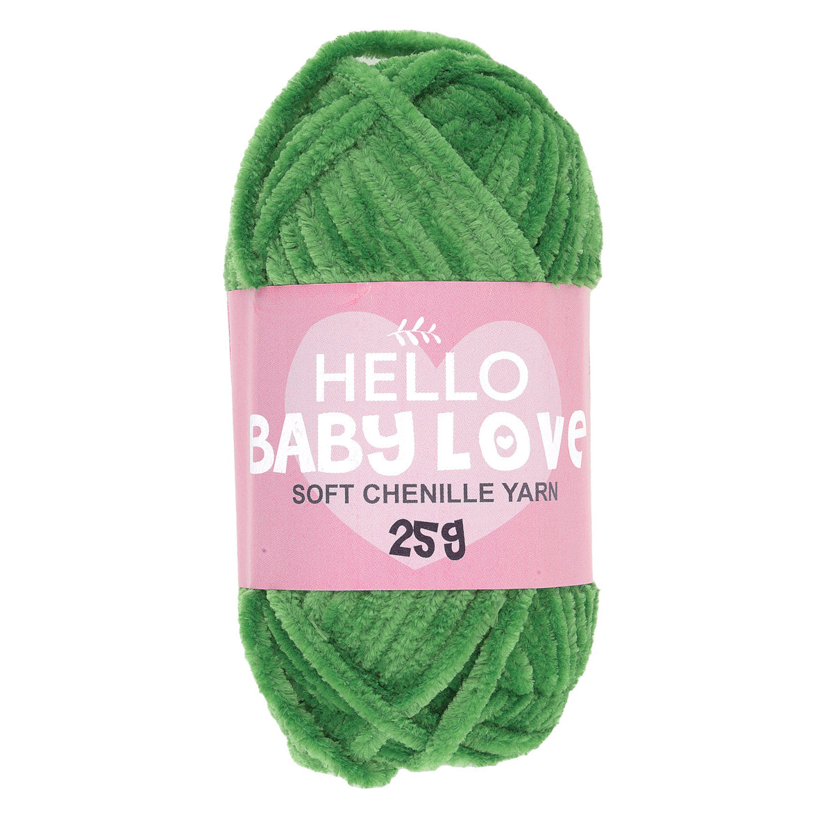 Hello Baby Love Soft Chenille Yarn 25g - 209 Sage Green