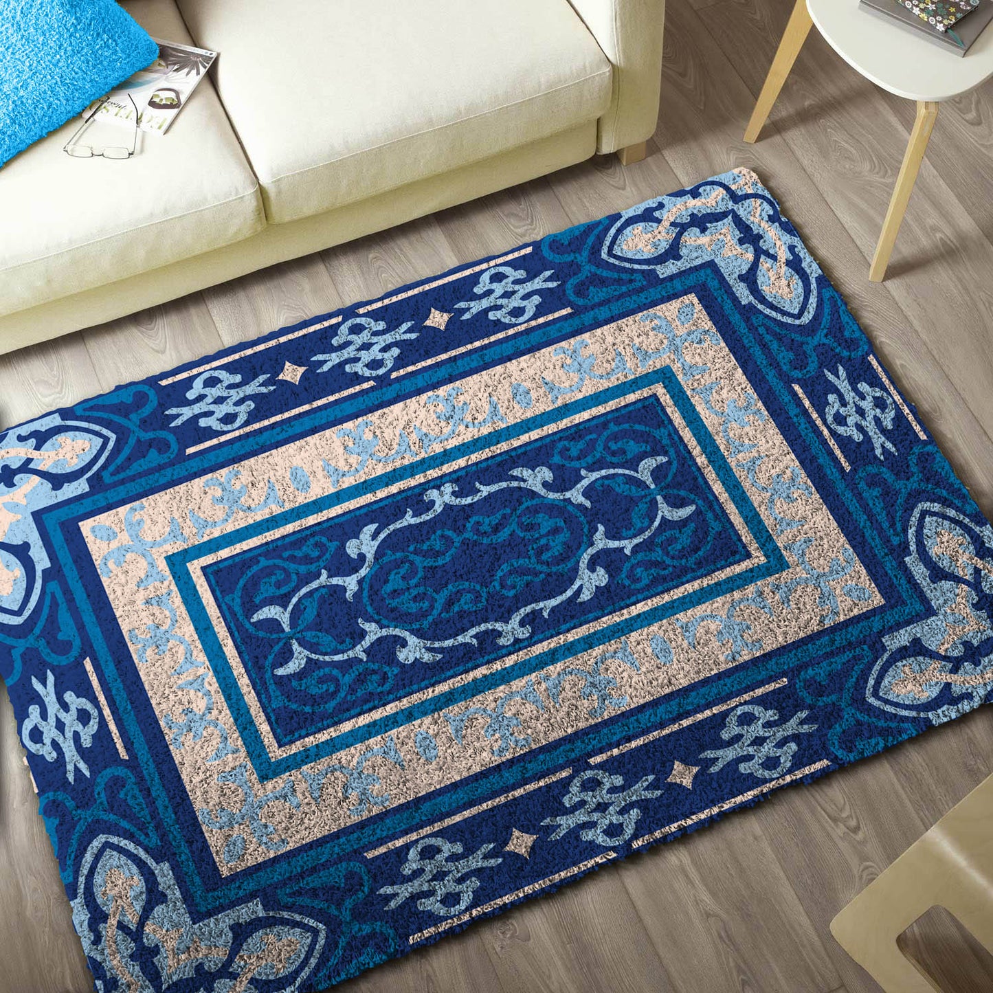 Printed Canvas Latch Hook Rug Kit - Royale  100cm x 150cm 3993