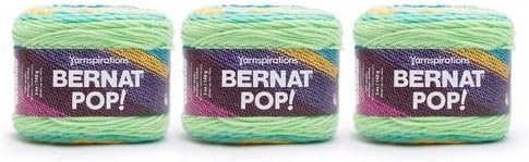 Bernat Pop! Aran Yarn 140g - Tropical Forest 3 Pack