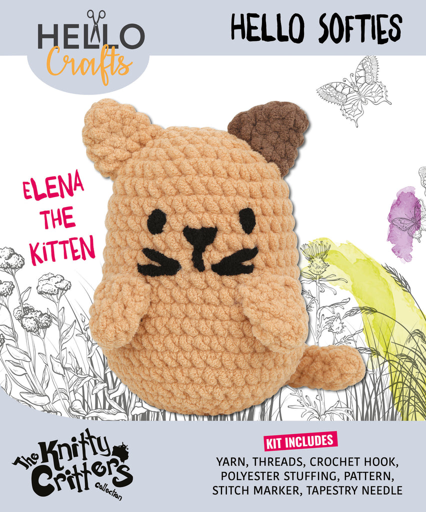 Knitty Critters - Hello Softies - Elena The Kitten