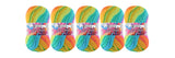 5 x 100g Papatya Batik Vibrant DK Yarn