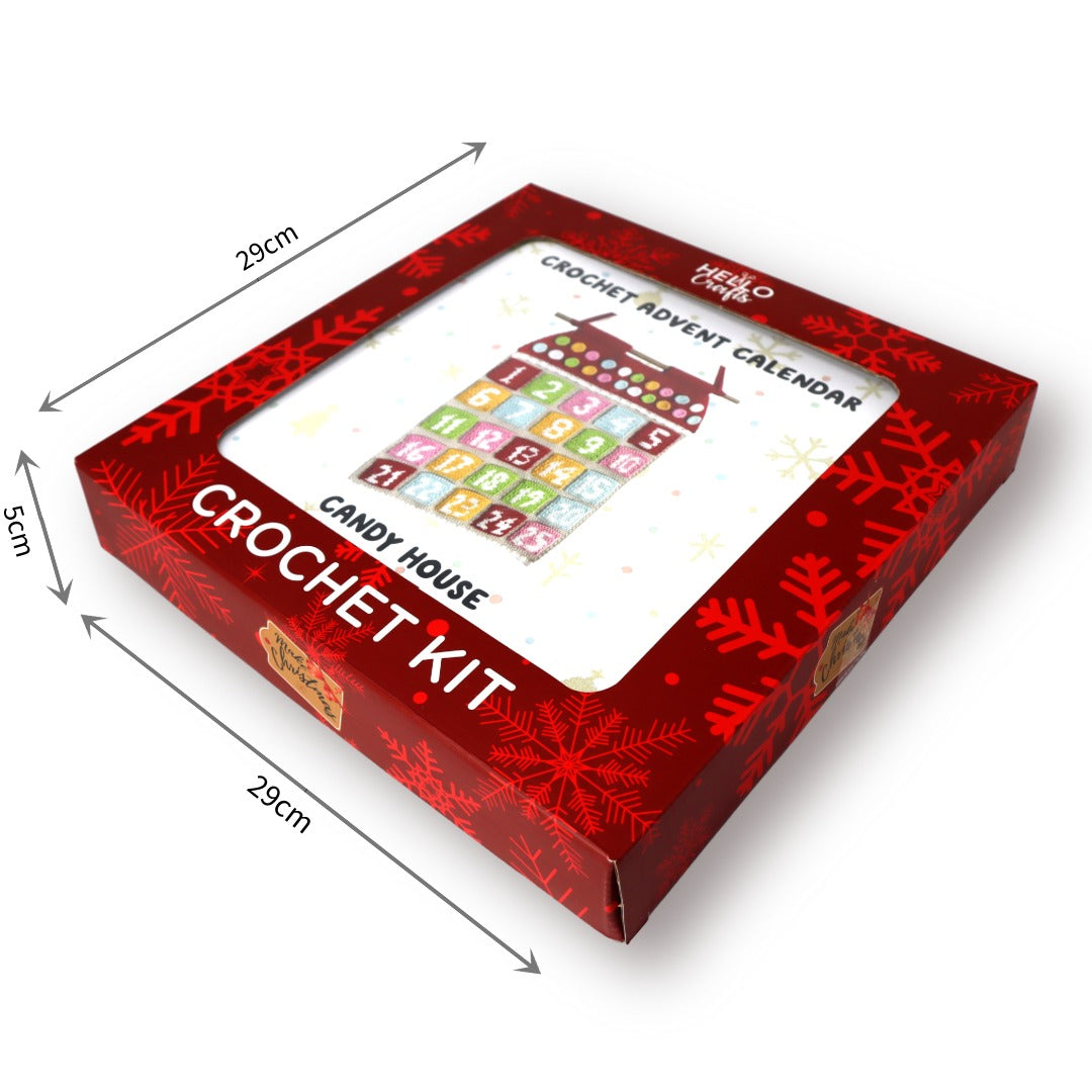 Knitty Critters - Advent Calendar Crochet Kit - Candy House