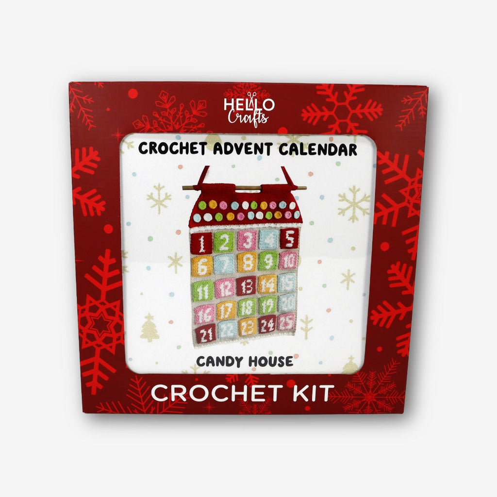 Knitty Critters - Advent Calendar Crochet Kit - Candy House