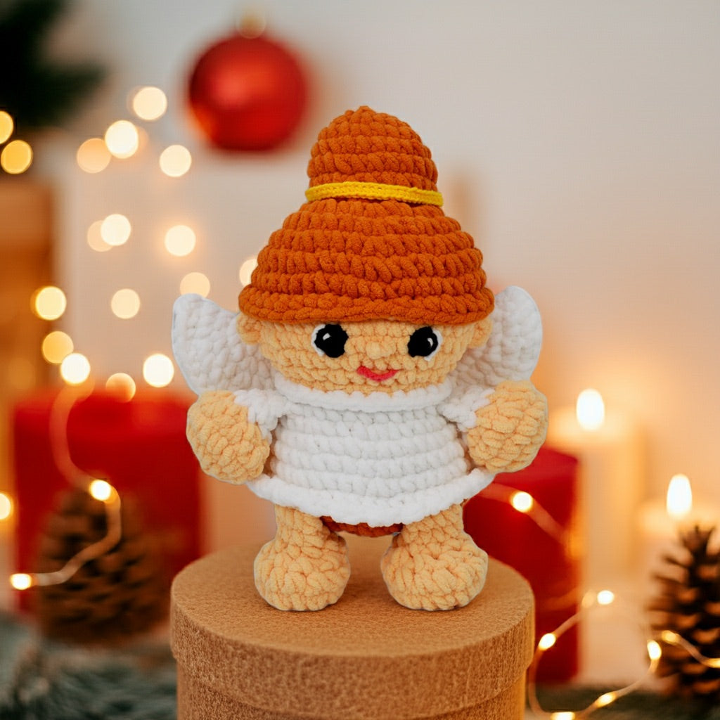 Knitty Critters - Make Christmas Crochet Kit - Angel Anch