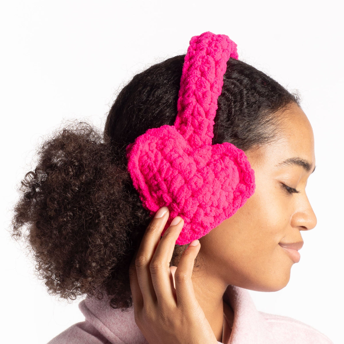 Bernat Crochet Winter Love Earmuffs (Digital Download)