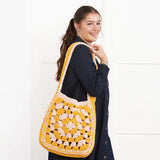 CROCHET PATTERN DOWNLOAD - FREE BERNAT CROCHET BIG GRANNY TOTE PATTERN