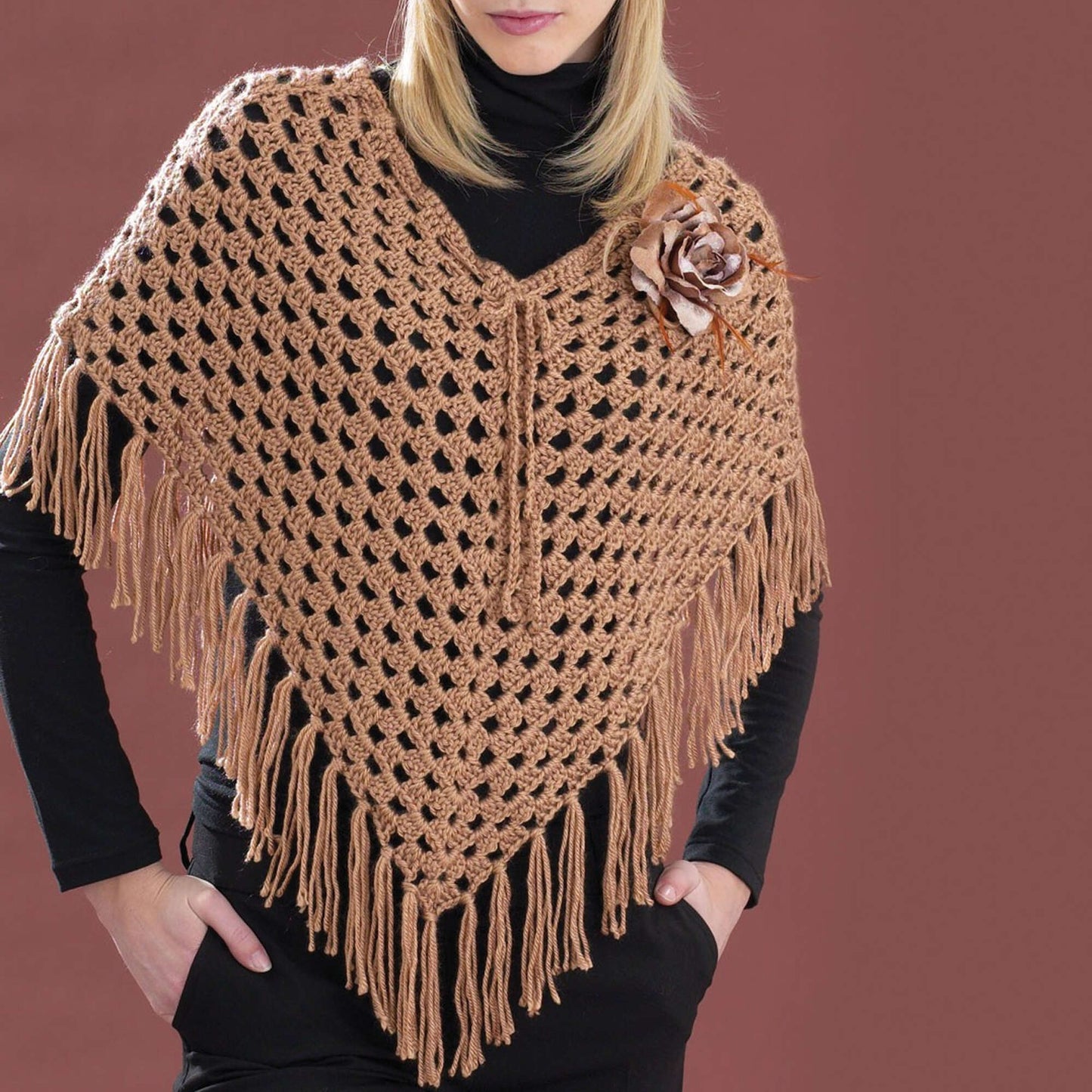 Bernat Crochet Cool Poncho (Digital Download)