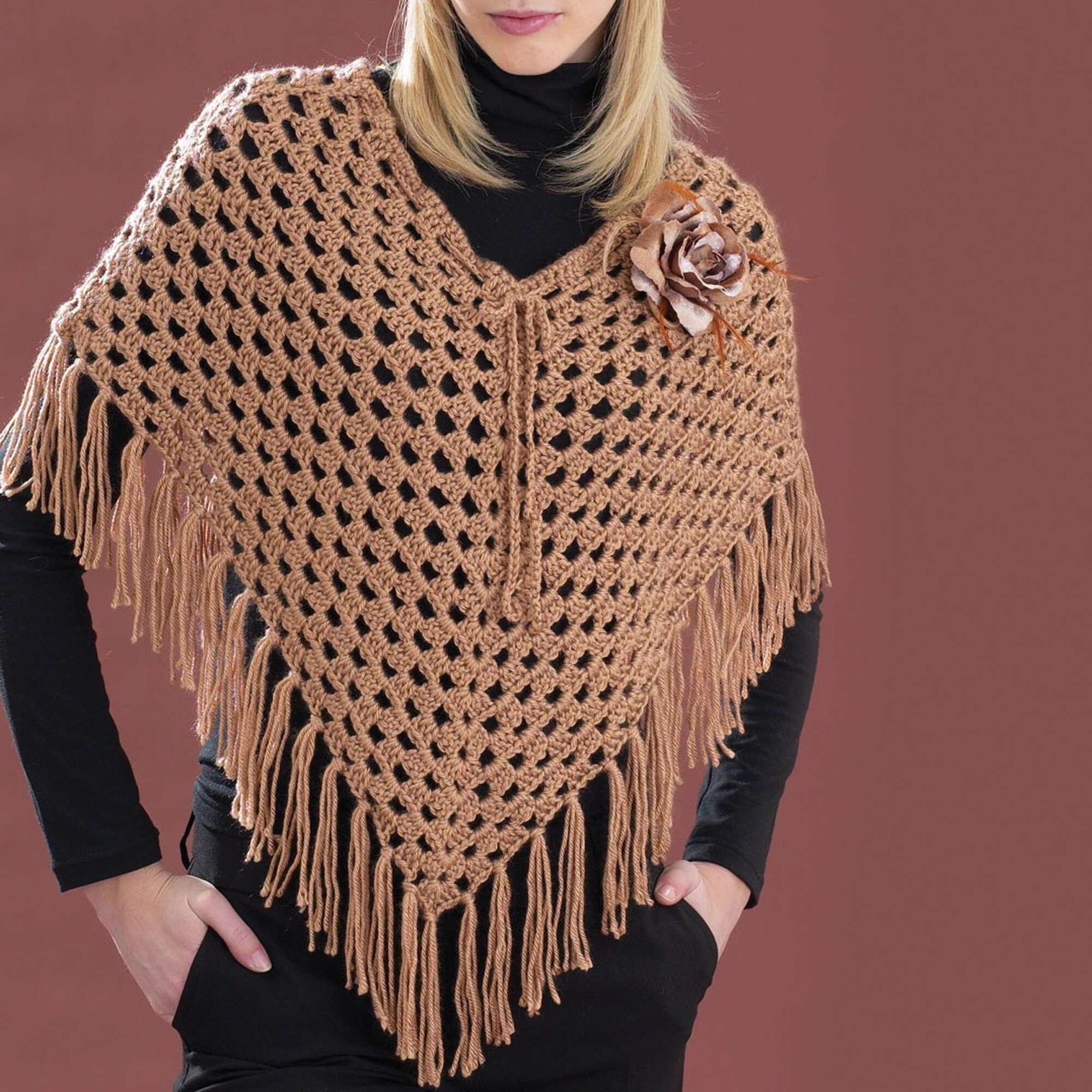 Bernat Crochet Cool Poncho (Digital Download)