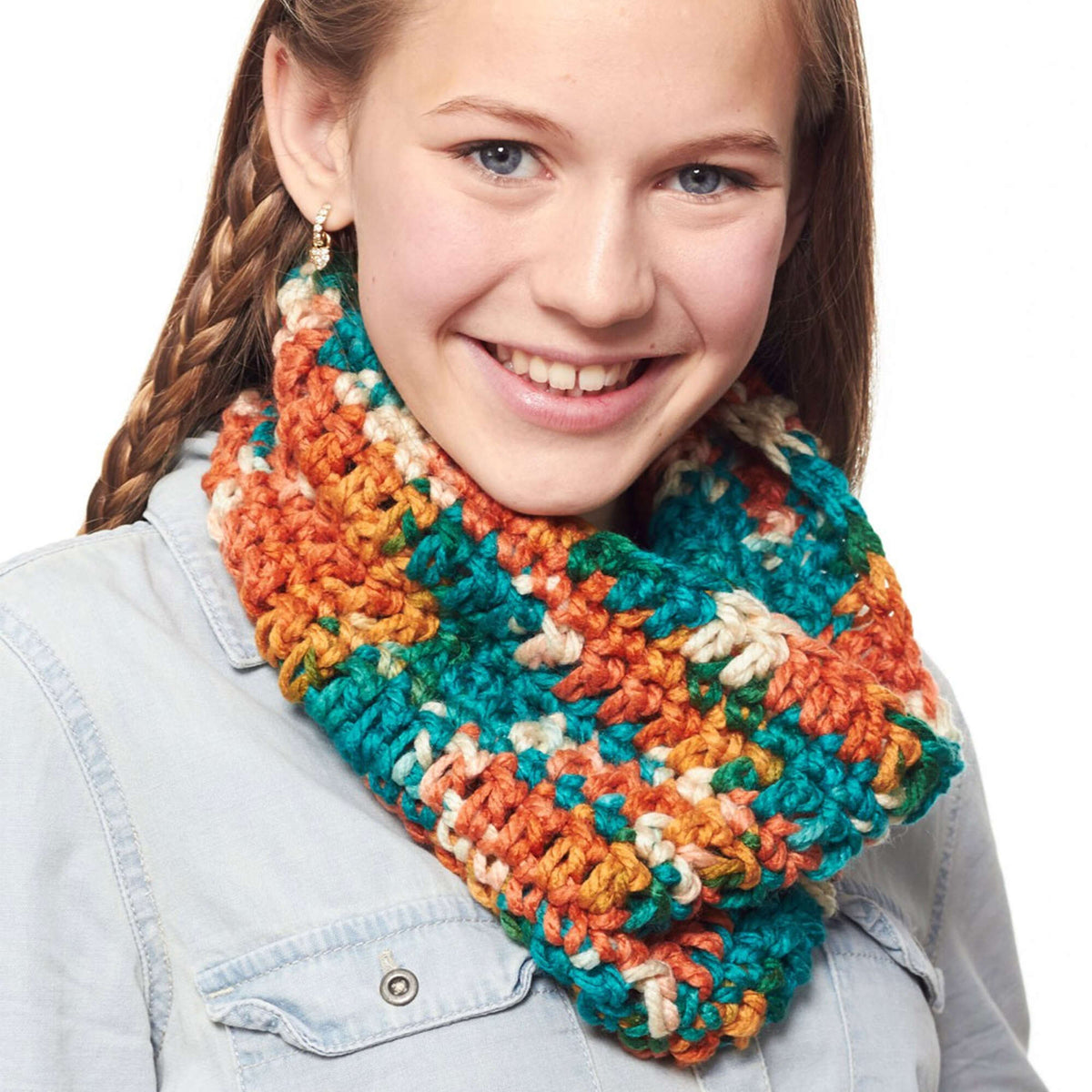 Bernat Basic Crochet Cowl