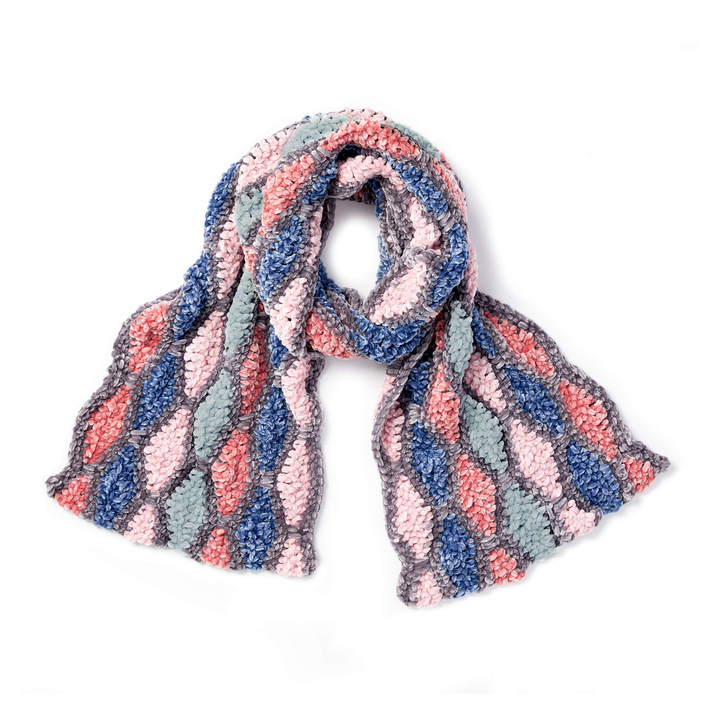 Bernat Diamond Wave Crochet Scarf (Digital Download)