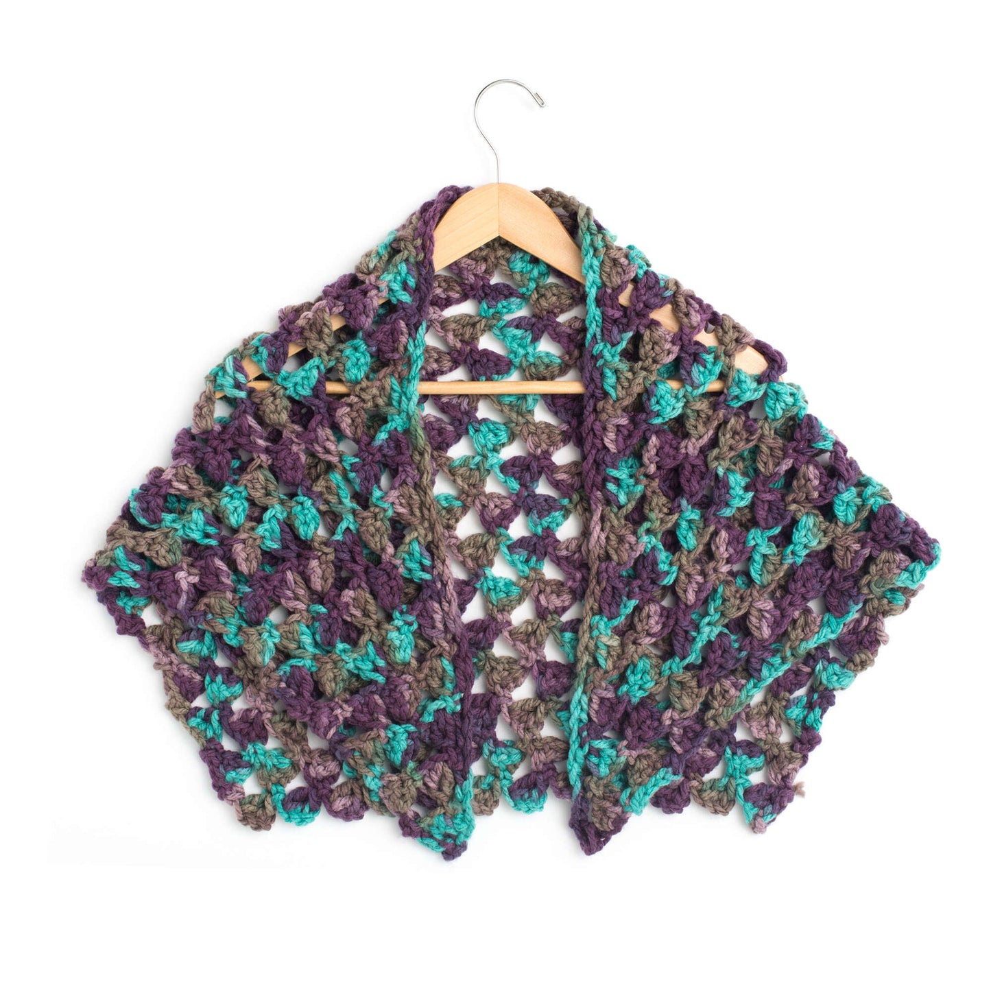 Bernat Crochet Cluster Stitch Wrap (Digital Download)