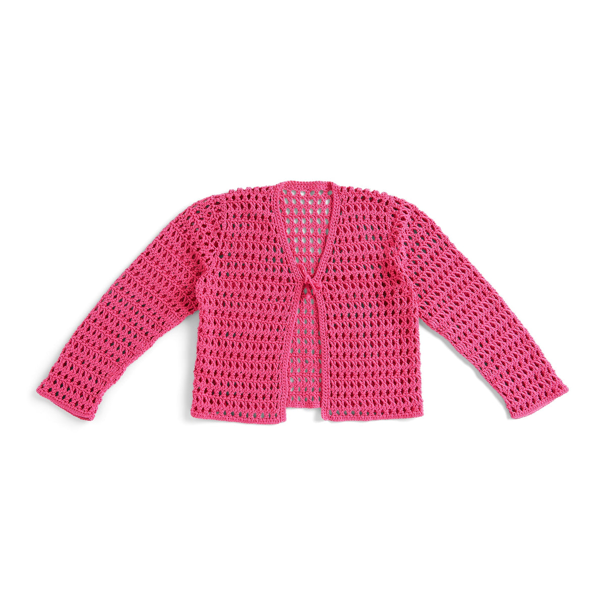 Bernat Crochet Mesh Cardigan (Digital Download)